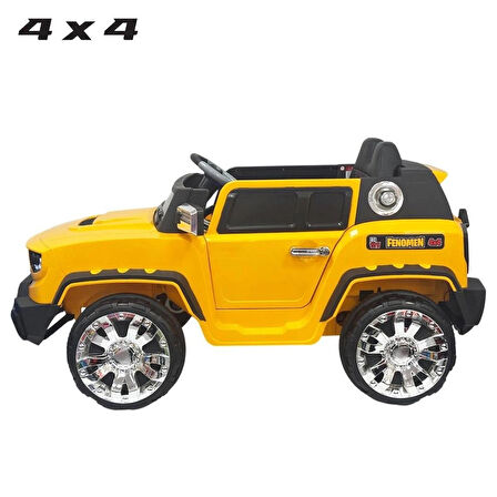 4x4 Uzaktan Kumandalı Akülü Araba  12 Volt FENOMEN GT Deri Koltuk