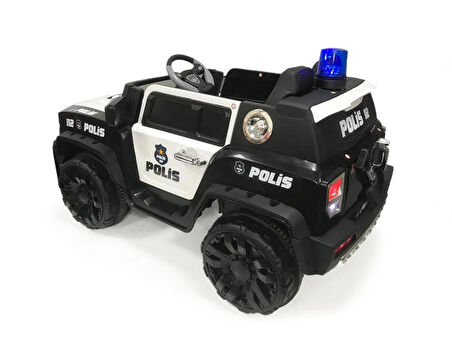 Uzaktan Kumandalı Akülü Polis Arabası  12 Volt IZNIK GT Deri Koltuk