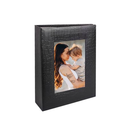 storebaskı 200’lük Pencereli Deri Fotoğraf Albümü – 10×15 cm