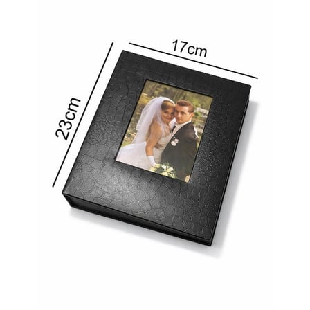 storebaskı 200’lük Pencereli Deri Fotoğraf Albümü – 10×15 cm