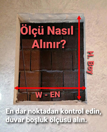 Fanlı banyo havalandırma Menfezi, Banyo aspiratörü (Ölçüye göre üretim)