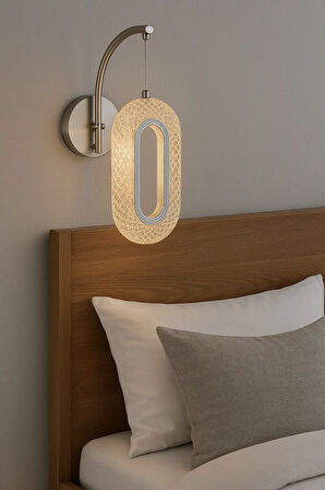 Nova Lighting Alfa Tekli KromKristal Taşlı Aplik 3 Renk Modu