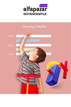 Çocuklar Için Atlama Zıplama Oyuncağı Boy Uzatıcı Eğitici Fiziksel Ve Zihinsel Geliştirici Spor Oyun