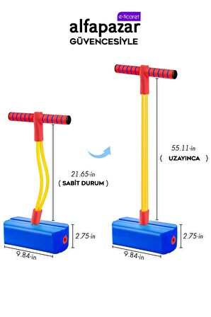 Çocuklar Için Atlama Zıplama Oyuncağı Boy Uzatıcı Eğitici Fiziksel Ve Zihinsel Geliştirici Spor Oyun