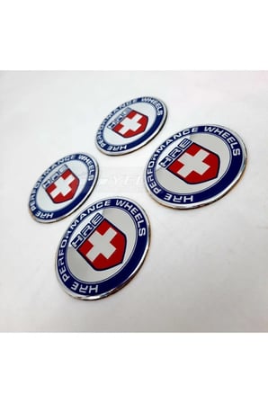 Jant Göbeği Arma Hre 60mm. 4'lü Set Alüminyum Renkli