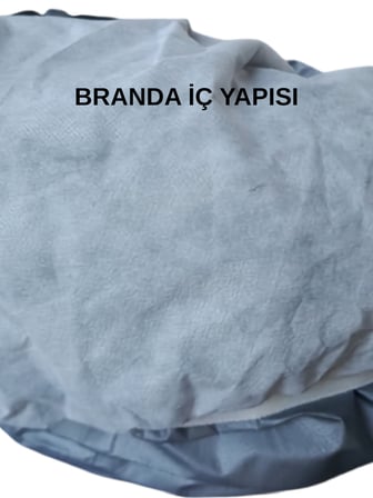 Motosiklet Brandası Gri Renk, Su itici, Premium kalite XL Beden