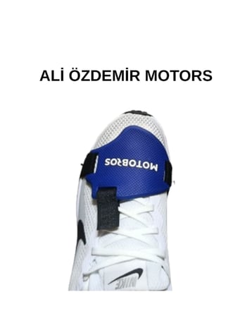 Motosiklet Ayakkabı Koruma Pedi Mavi