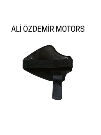 Motosiklet Ayakkabı Koruma Pedi Siyah