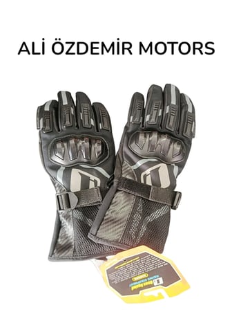 Ones Again Mg21 Kışlık Siyah Motosiklet Eldiveni CE 13594 Sertifikalı