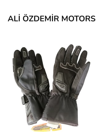 Ones Again Mg21 Kışlık Siyah Motosiklet Eldiveni CE 13594 Sertifikalı