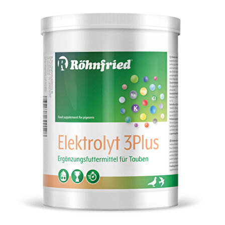 Röhnfried Elektrolyt 3Plus Kombine Elektrolit Karışımı 600 g