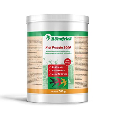 Röhnfried K+K Eiweib 3000 Protein Konsantresi 600 Gr