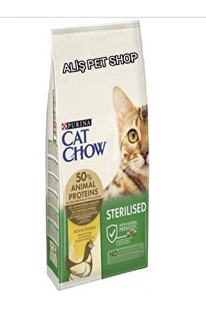 PURİNA Cat Chow Kısırlaştırılmış Tavuklu Kedi Maması 15 Kg