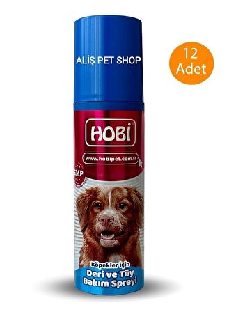 Hobi Köpekler İçin Deri Ve Tüy Bakım Spreyi 200 ml X 12 Adet