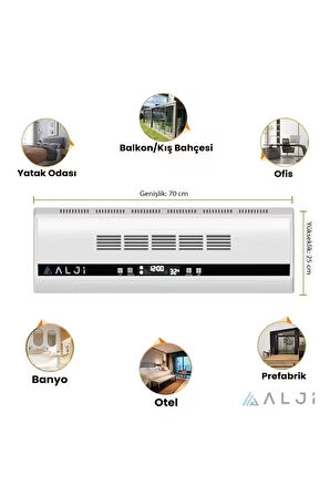 ALJİ 2200 W SÜPER SESSİZ SERAMİK FANLI ISITICI
