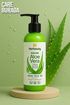 Yatıştırıcı & Nemlendirici Etkili Aloe Vera Jeli 200 ml