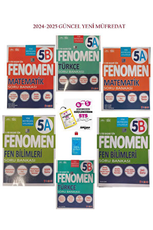 Fenomen 5. Sınıf 2025 B Serisi Set Ve Ilave Soru Bankası Nartest Kurumsal Deneme Hediye