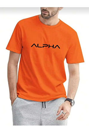malkoçbey alpha baskılı oversize basic t-şhirt