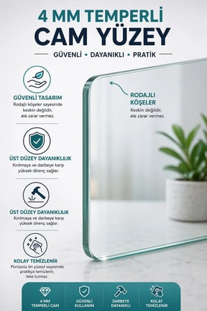 At Baskılı Cam Tablo – Siyah Beyaz Atlar ve Kırmızı Halı Desenli Dekoratif Tablo