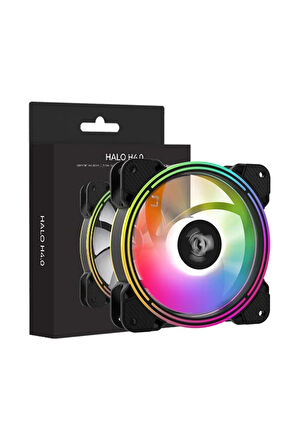 Alseye H4.0 120MM Tekli Rgb Kasa Fanı SİYAH RENK