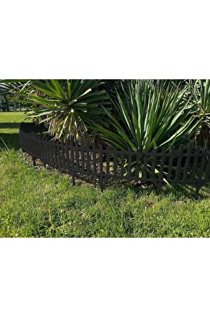 Yeni Tasarım Mini Bahçe Çiti Dekoratif Esnek Plastik Çit Peyzaj Koruma Panel Çit 58-36 Cm 1 Adet