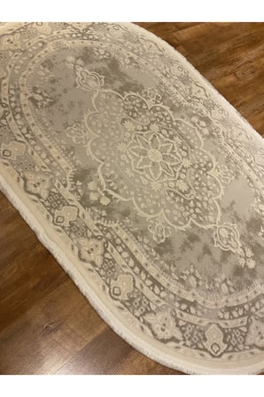 MAGNIFIQUE MQ31G 120X180 KREM OVAL HALI
