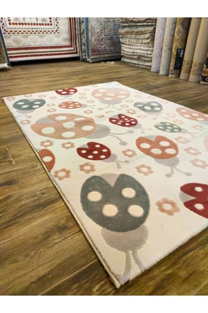 MEVA 6077A PEMBE-KREM HALI