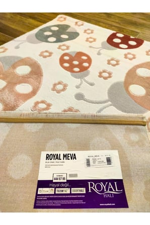 MEVA 6077A PEMBE-KREM HALI