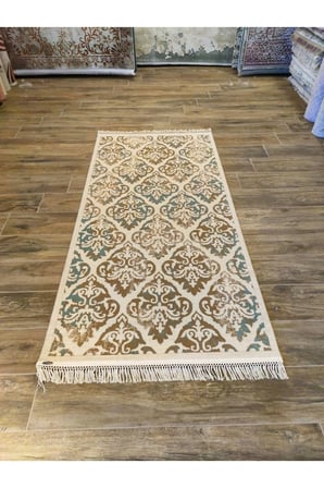BUHARA 2621C BEJ-MAVİ HALI
