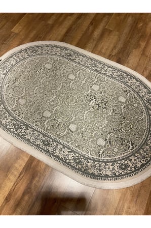 Girit GR00A Gri Oval Halı