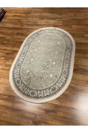 Girit GR00A Gri Oval Halı