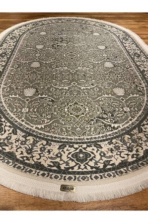 Girit GR00A Gri Oval Halı