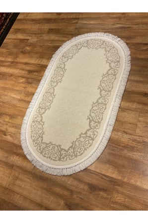 Daphne 11016A Krem-Bej Oval Halı