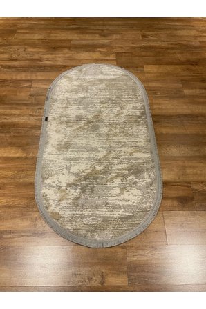 Anje 6300 Bej Oval Halı