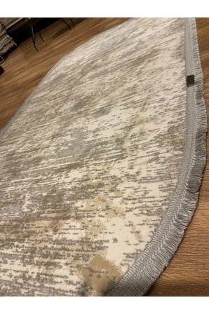 Anje 6300 Bej Oval Halı