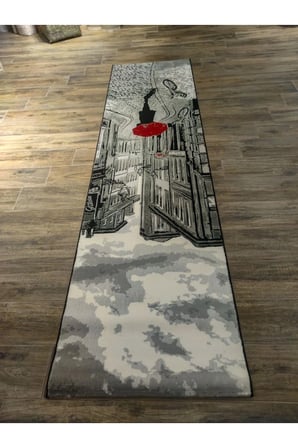 MODA ŞEMSİYE KOYU GRİ HALI