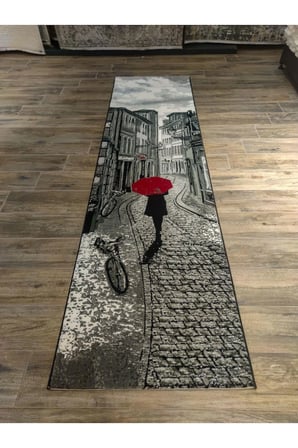 MODA ŞEMSİYE KOYU GRİ HALI