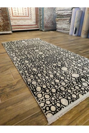 MAMBO 9056A SİYAH-GRİ HALI