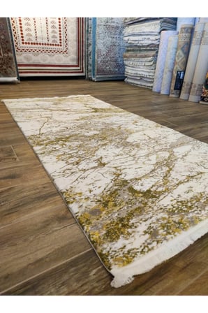 KARAT 7521 KREM-YEŞİL HALI