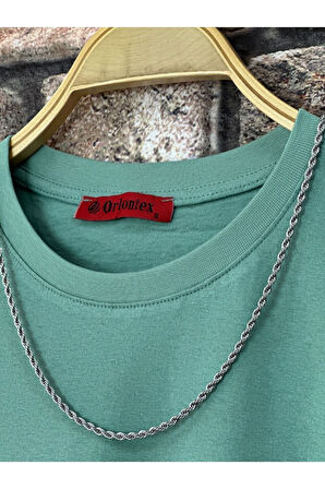 Erkek LA Baskılı Oversize Tshirt