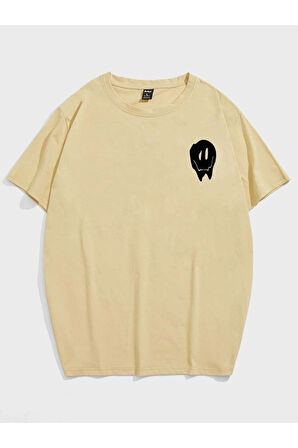 Unisex Don't Sırt Baskılı Oversize T-shirt