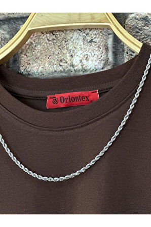 Erkek Believe Baskılı Oversize T-shirt