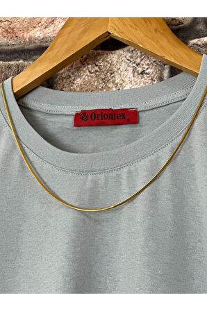 Erkek El Detay Baskılı Oversize Tshirt