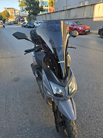 MOTOCAM Altai F2 Max Siperlik Ön Cam 2024-2025 Model 63cm Siyah Renkli 4mm