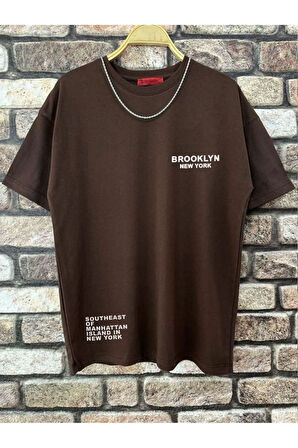 Erkek Brooklyn Ny Baskılı Tshirt