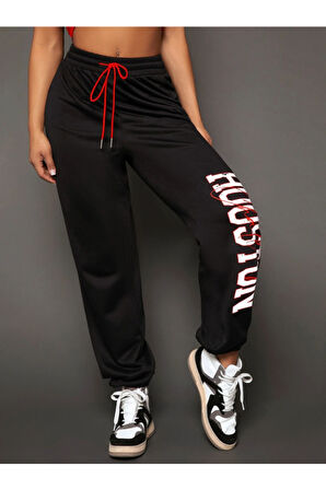 Kadın Baskılı Eşofman Altı