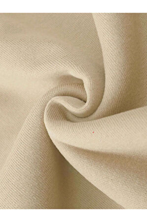 Unisex Mushroom Baskı Kapüşonlu Sweatshirt