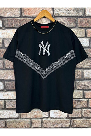 Erkek NY Baskılı T-Shirt
