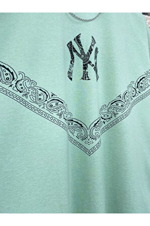 Erkek NY Baskılı T-Shirt