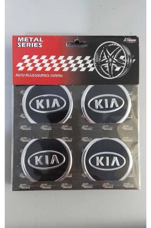 Kia Alüminyum Yapıştırma Jant Göbeği 4'lü 60mm